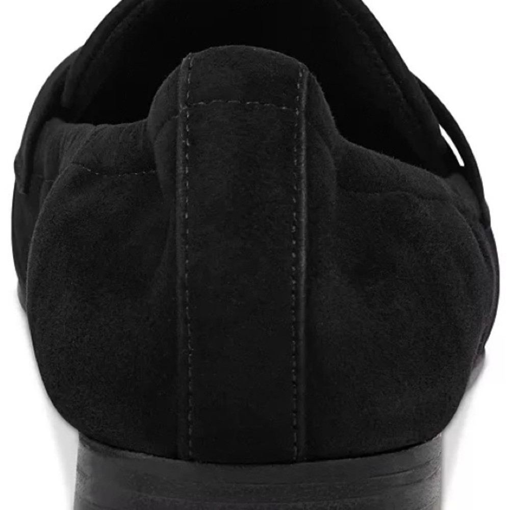 Giani Bernini Trinaa Ruched Slip-On Loafer Flats Women’s Black Suede Sz8M - Picture 3 of 12